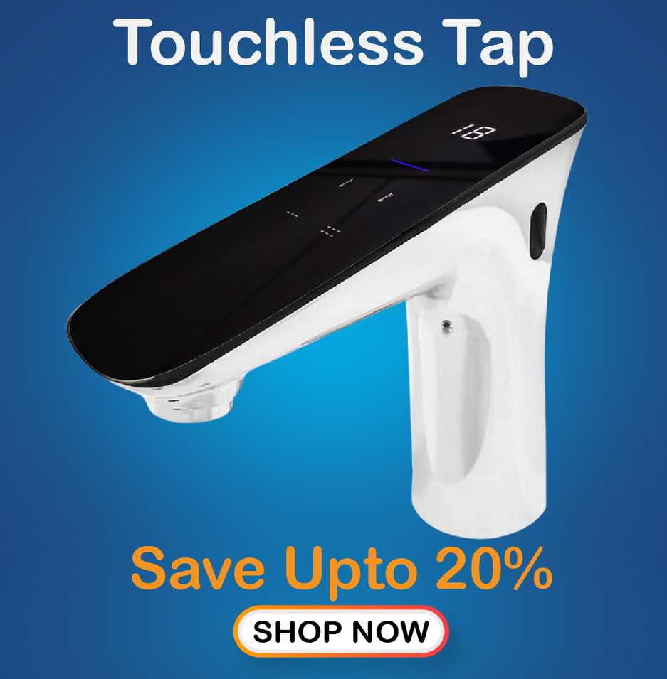 Touchless Tap - Hands-free water faucet for hygiene and convenience.