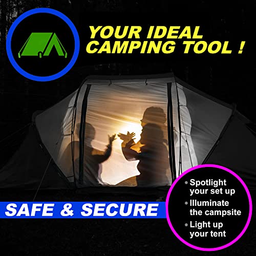 Metal LED Flashlight, XHP50 Zoomable Torch with 5 Modes, Rechargeable 2600mAh Battery & Water-Resistant Body