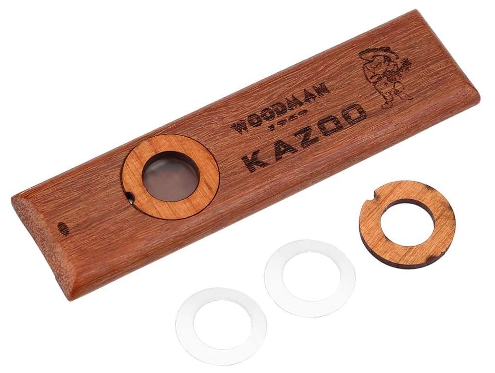 Kazoo Wind Instrument – Wooden, Double Hole & Pro | amiciKart