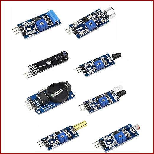 16-in-1 IoT Sensor Kit for Raspberry Pi & Arduino – DIY STEM Starter Kit with Temperature, Motion, Gas