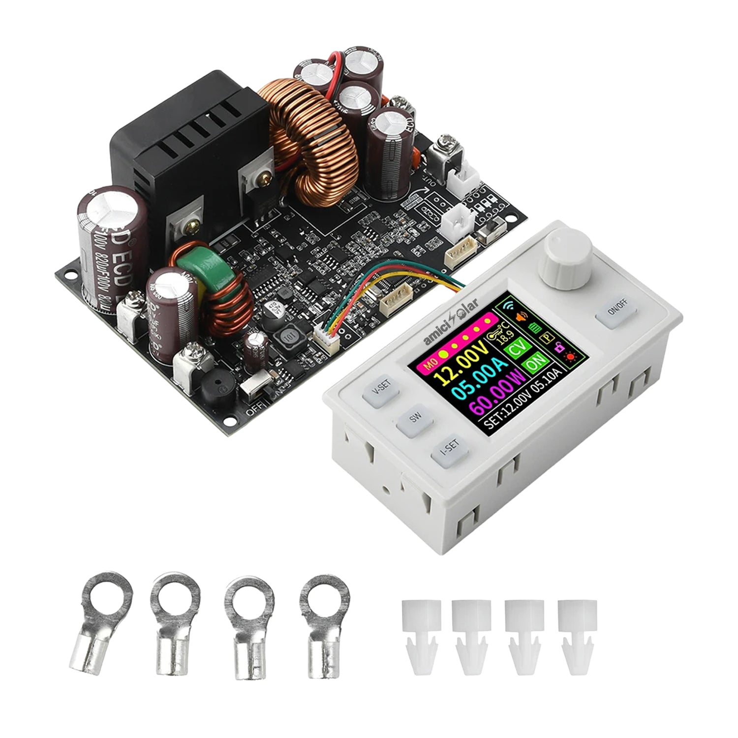 XY7025S 1750W DC Buck Converter 0–70V 25A Step-Down Module – amiciKart