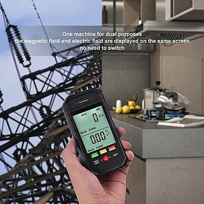 EMF Radiation Meter with AAA battery