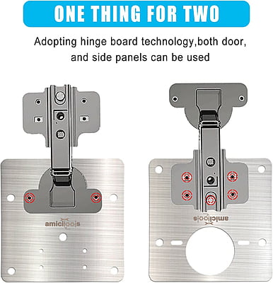 Cabinet Hinge Support SS Plate Set of 4