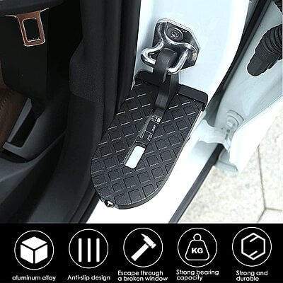 Foot-Rest Support for Car Door Hook