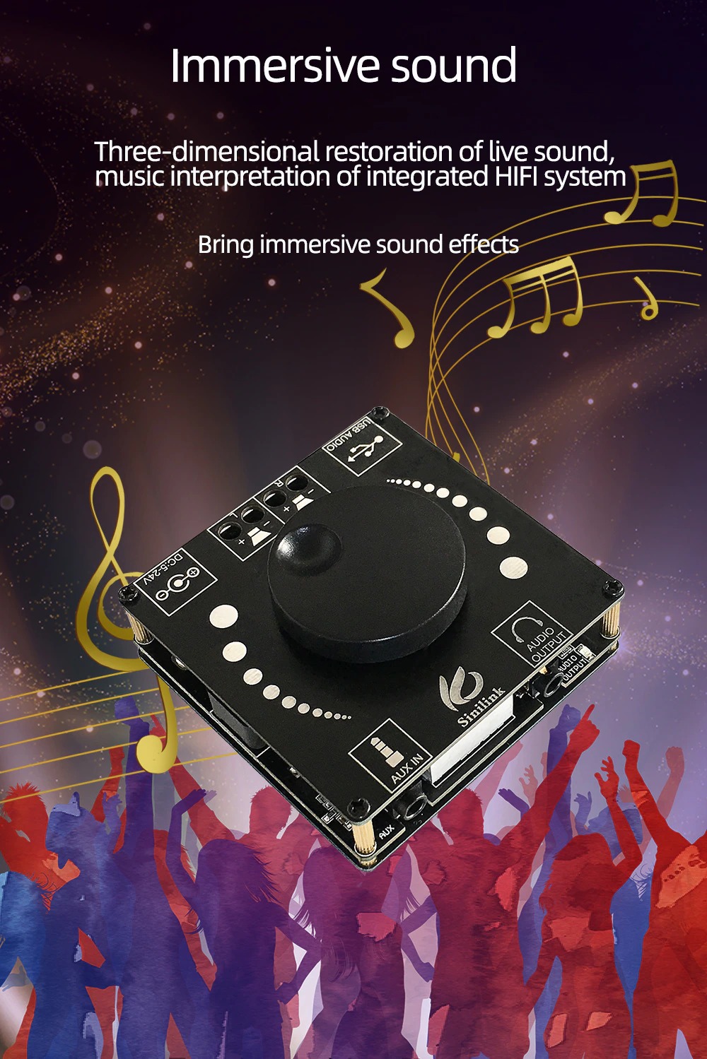 DIY Sound Amplifier PCB Board