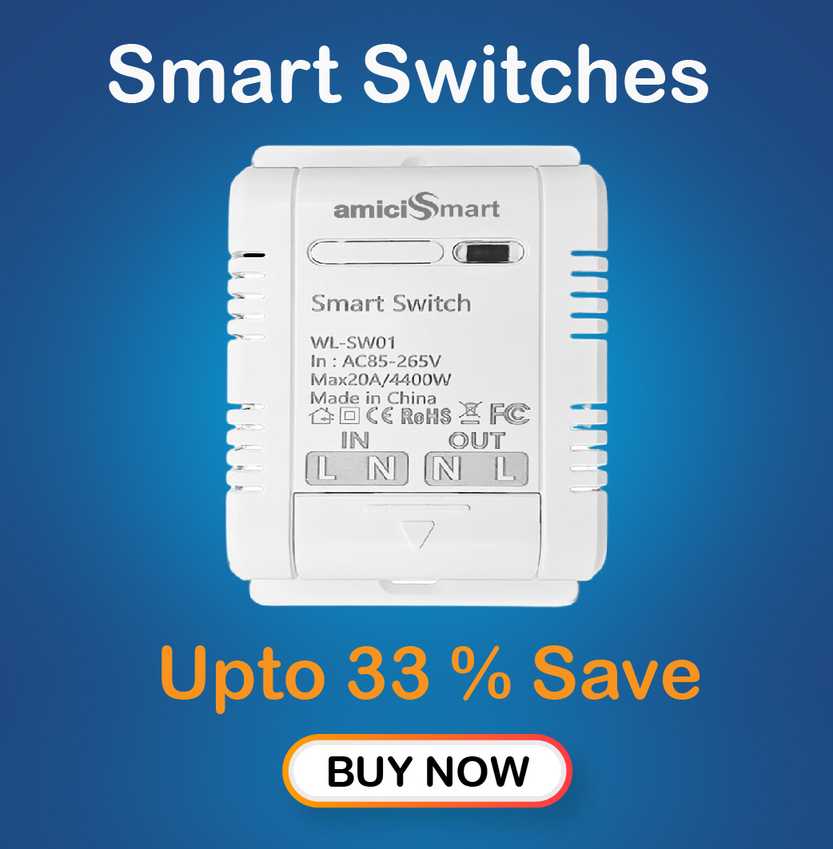 Smart Switches - Remote-controllable home lighting switches.