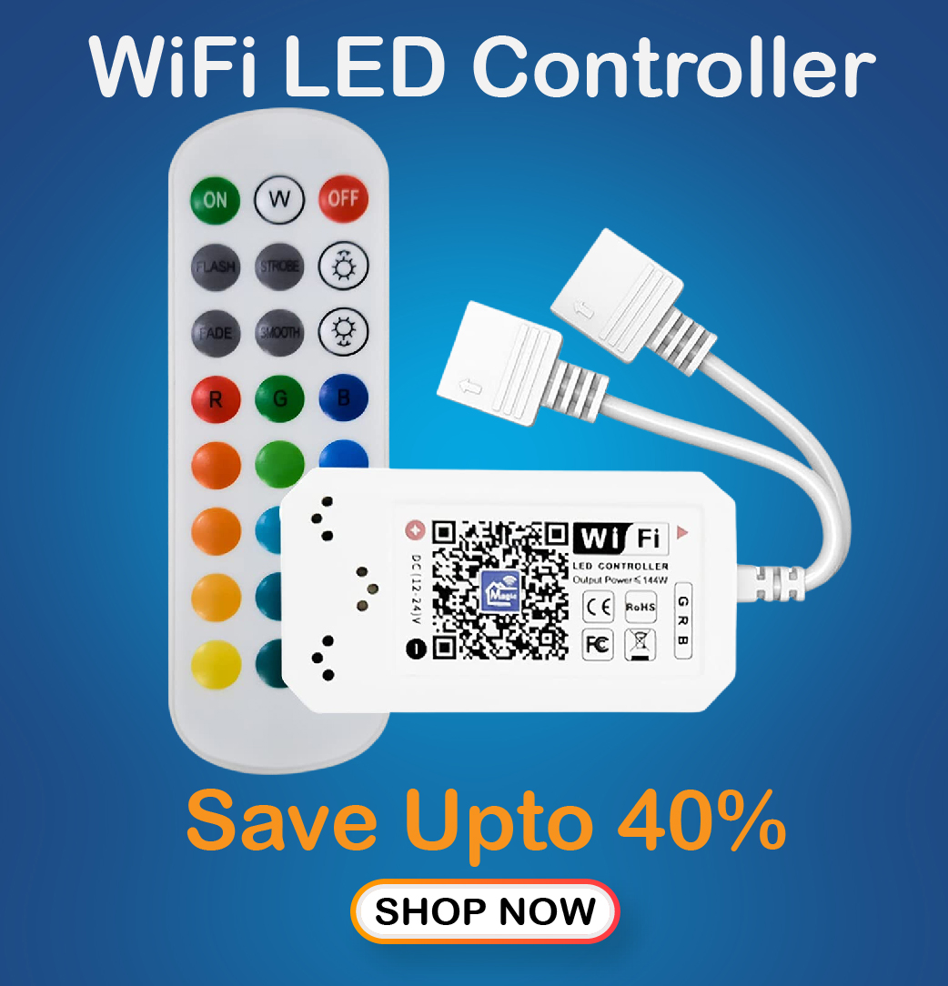 WiFi LED Controller - Wireless control for LED lighting.