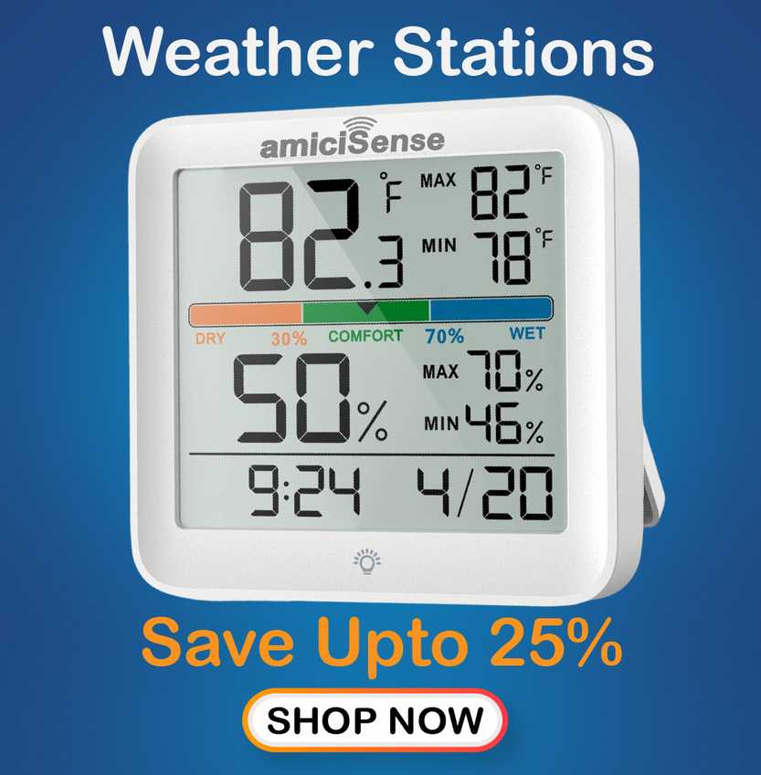 Weather Station - Monitoring local weather conditions.