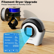 3D Printer Filament Dryer Box with Heated Drying & Storage Cabinet for PLA, ABS, PETG, PVA, Nylon & PC Filament