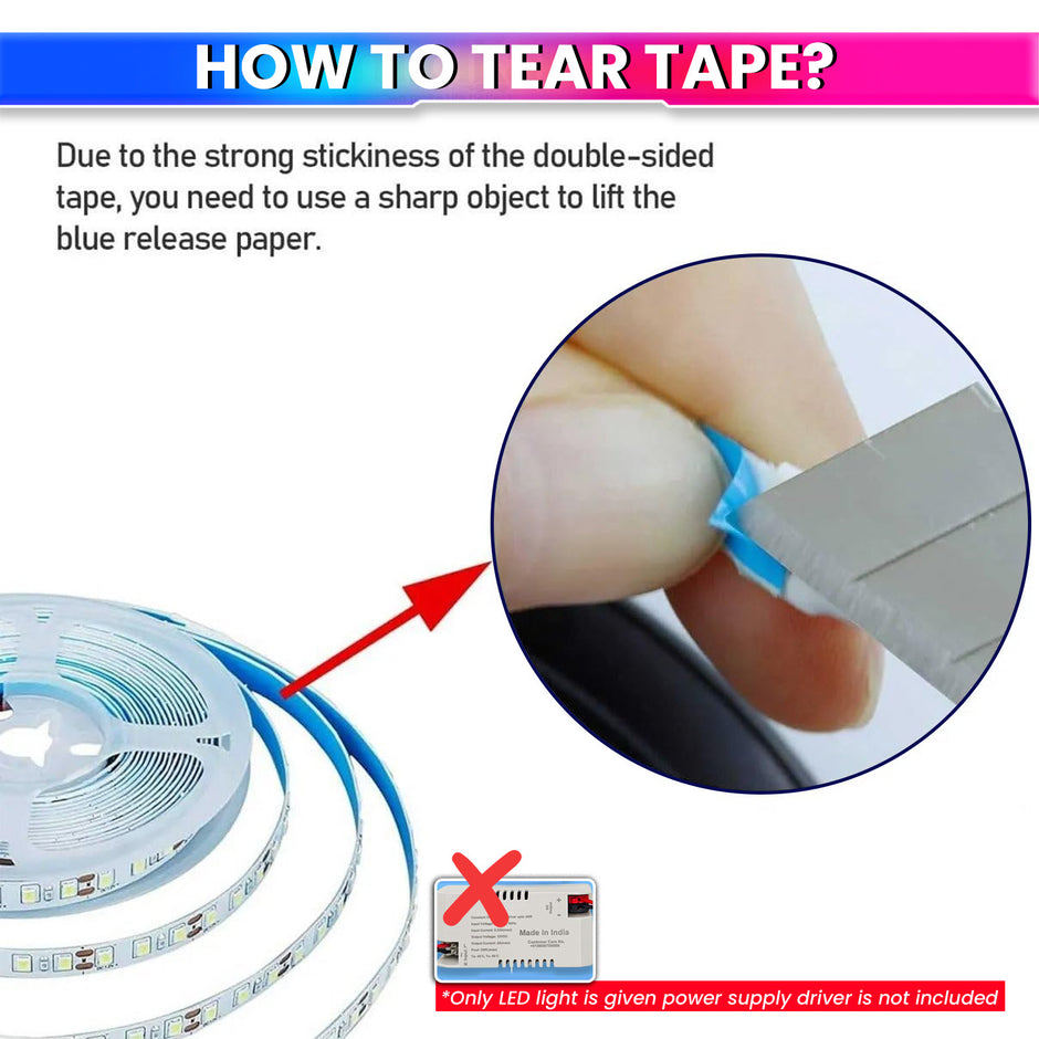 5M LED Strip Light Flexible, Colourful Bright Lights Design for Festivals or DIY Home Decoration With 120 LEDs/m amiciKart