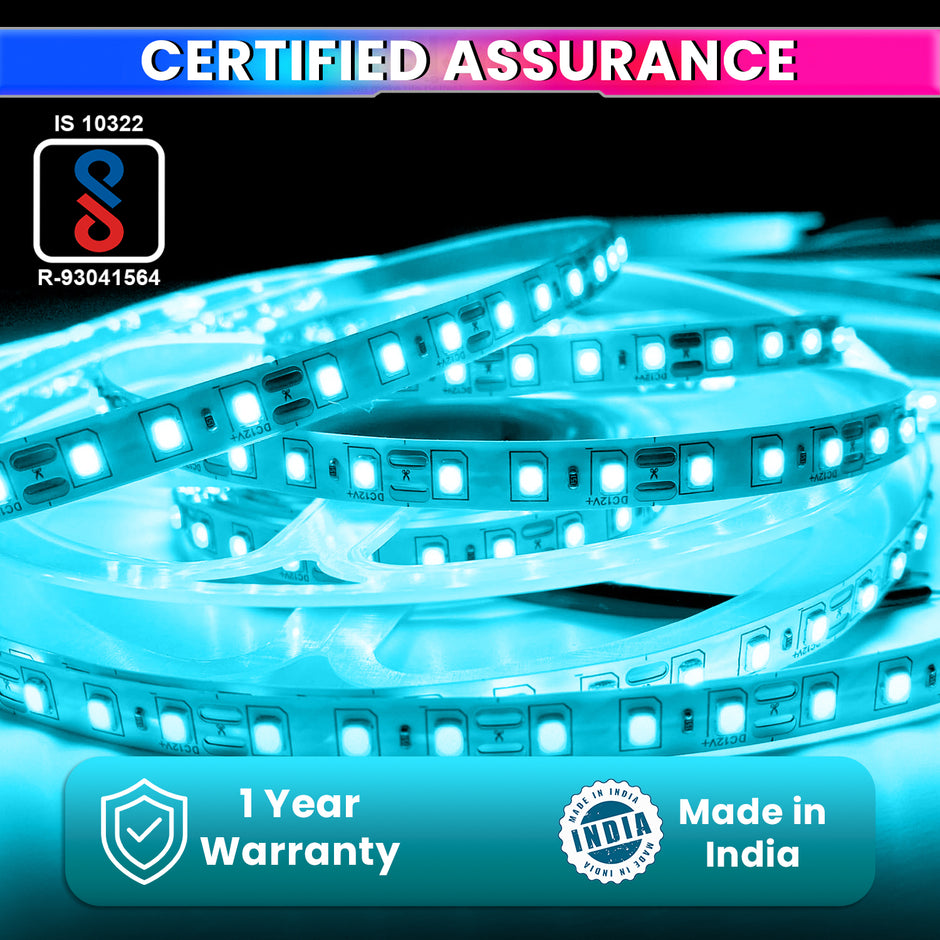 5M LED Strip Light Flexible Decor String Lighting For festivals Or Home Decoration with 12V Adapter (120 LEDs/m) amiciKart c0tmiz-hs.myshopify.com