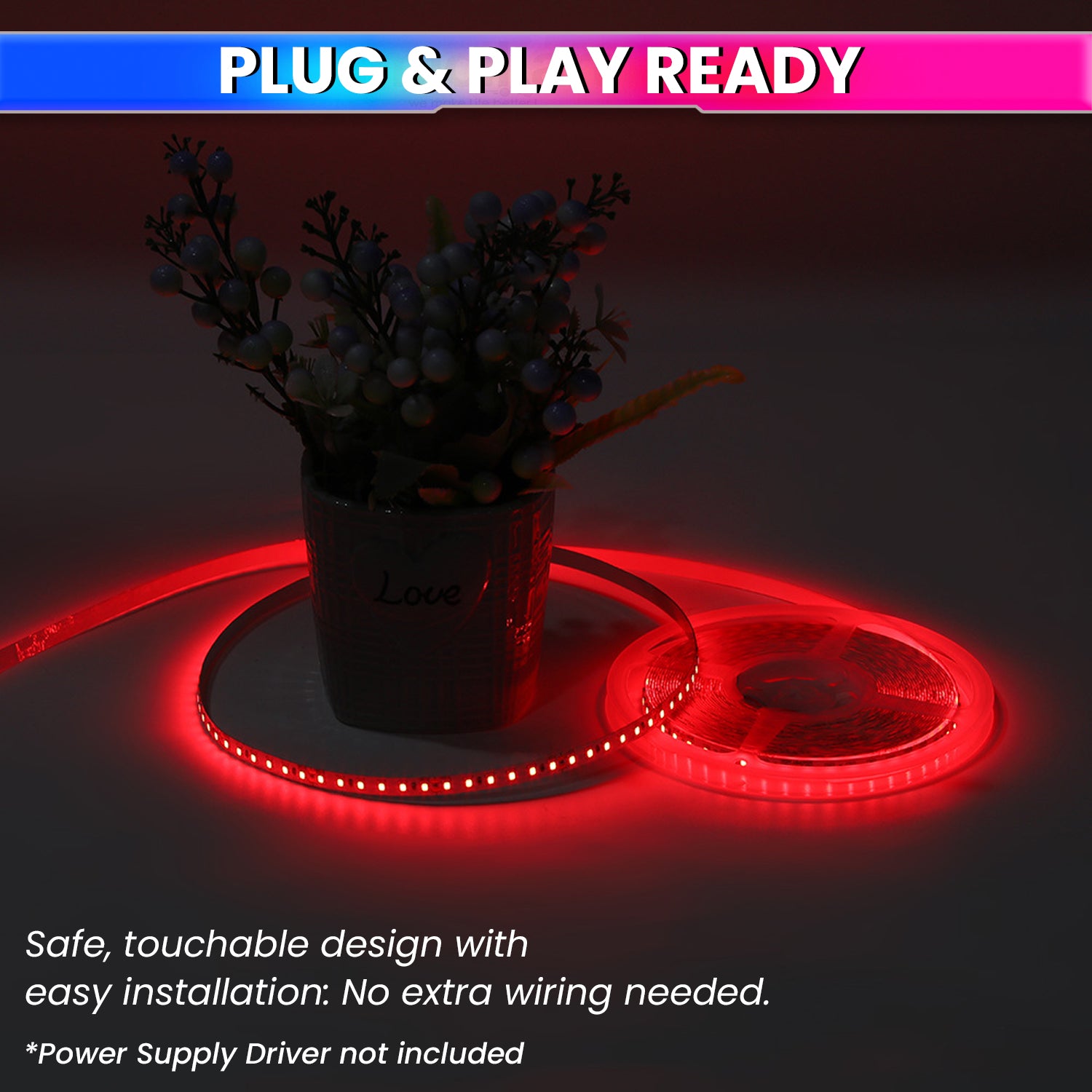 5M LED Strip Light Flexible, Colourful Bright Lights Design for Diwali, Christmas or DIY Home Decoration With 120 LEDs/m
