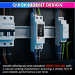 18mm Analog Energy Meter Single Phase 1P 2 Wire 230V 60A | kWh Power Consumption with Mechanical Display