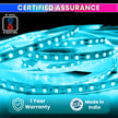 5M LED Strip Light Flexible Decor String Lighting for Festivals or DIY Home Decoration with 12V 5A Power Adapter (240 LEDs/m) amiciKart