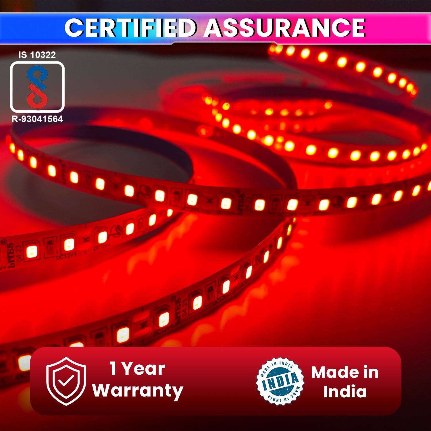 5M LED Strip Light Flexible Decor String Lighting for Festivals or DIY Home Decoration with 12V 5A Power Adapter (240 LEDs/m) amiciKart