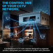 2U CCTV Wall Mount Rack Cabinet with Power Sockets & Acrylic Door