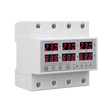 amiciSmart 63A three-phase voltage protector, angled front view