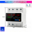 Intelligent 3 Phase to 1 Phase Auto Changeover Switch with Voltage & Overload Protection with Real-Time Display (230VAC)