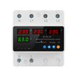 Intelligent 3 Phase to 1 Phase Auto Changeover Switch with Voltage & Overload Protection with Real-Time Display (230VAC)