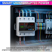 Intelligent 3 Phase to 1 Phase Auto Changeover Switch with Voltage & Overload Protection with Real-Time Display (230VAC)