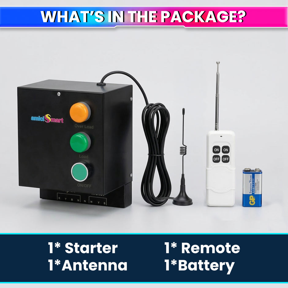 Three Phase Remote Control Motor Starter for 5–5.5HP Motor for Agricultural Pump & Industrial Use