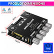 ZK-MT21 2.1 Channel Bluetooth 5.0 Audio Amplifier Board 50W x 2 + 100W