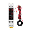 3-in-1 Voltage, Current & Frequency Meter 80- 500V AC, 100A with External CT & Clear LED Display