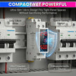 3-in-1 Voltage, Current & Frequency Meter 80- 500V AC, 100A with External CT & Clear LED Display