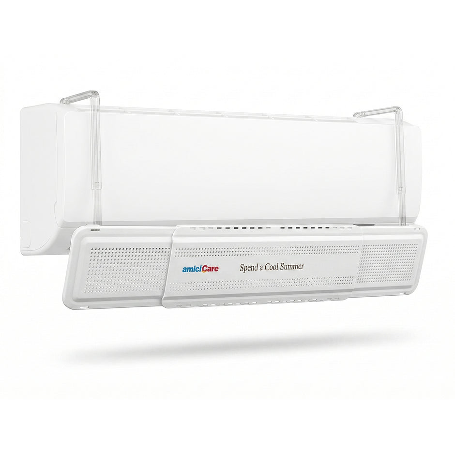 Adjustable AC Wind Deflector for Split Air Conditioner | Universal Airflow Redirector Panel