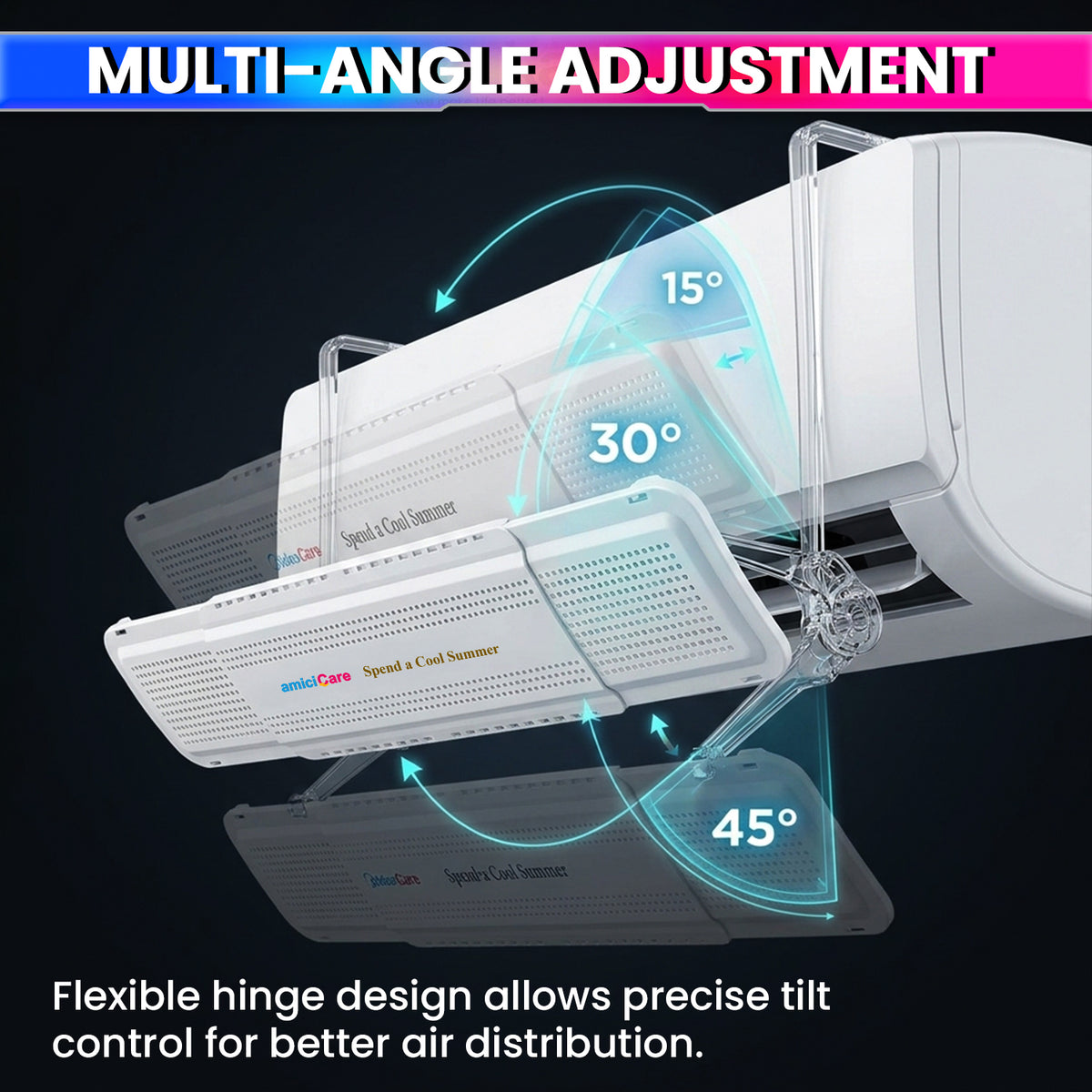Adjustable AC Wind Deflector for Split Air Conditioner | Universal Air ...