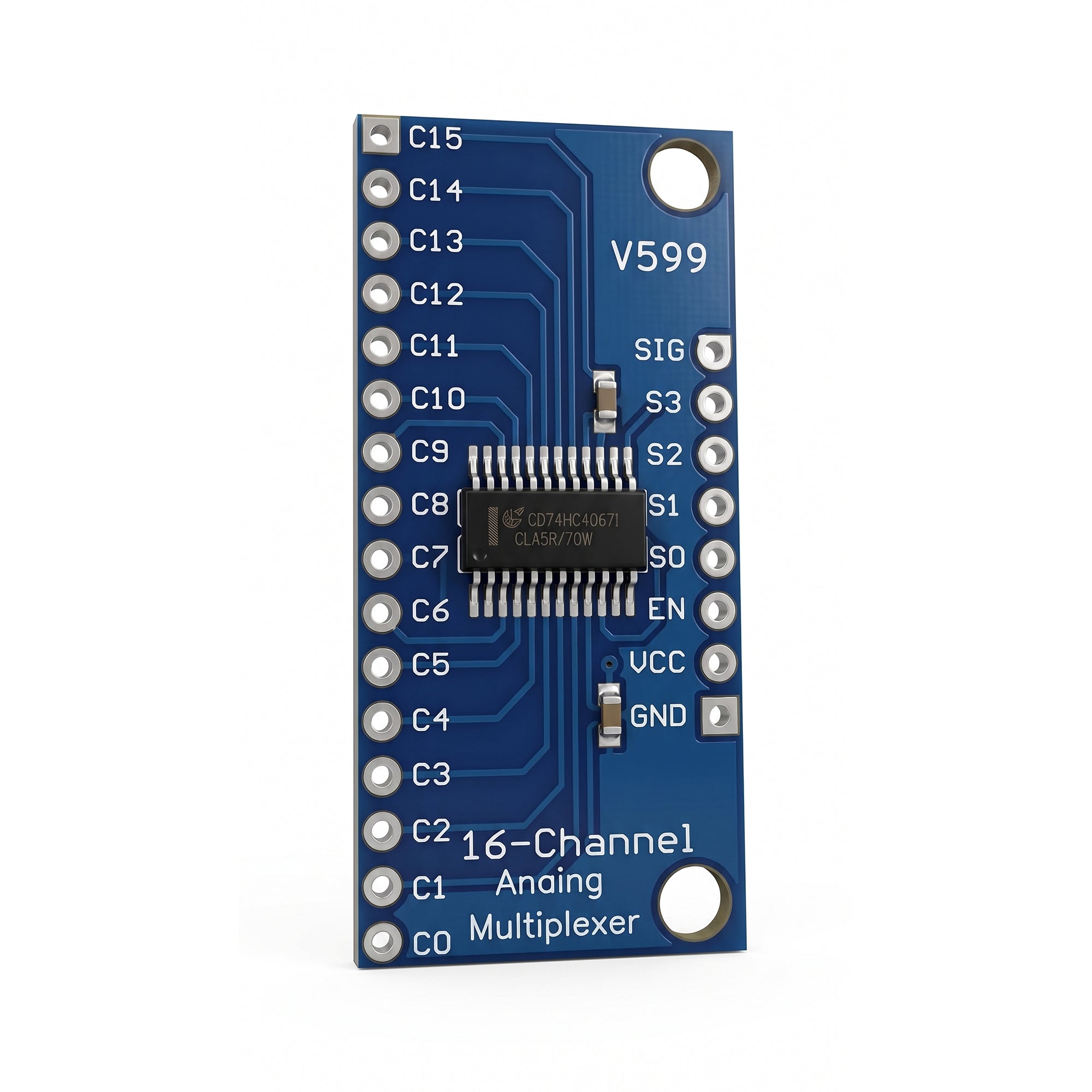 CD74HC4067 16-Channel Signal Expansion Module Compatible with Arduino