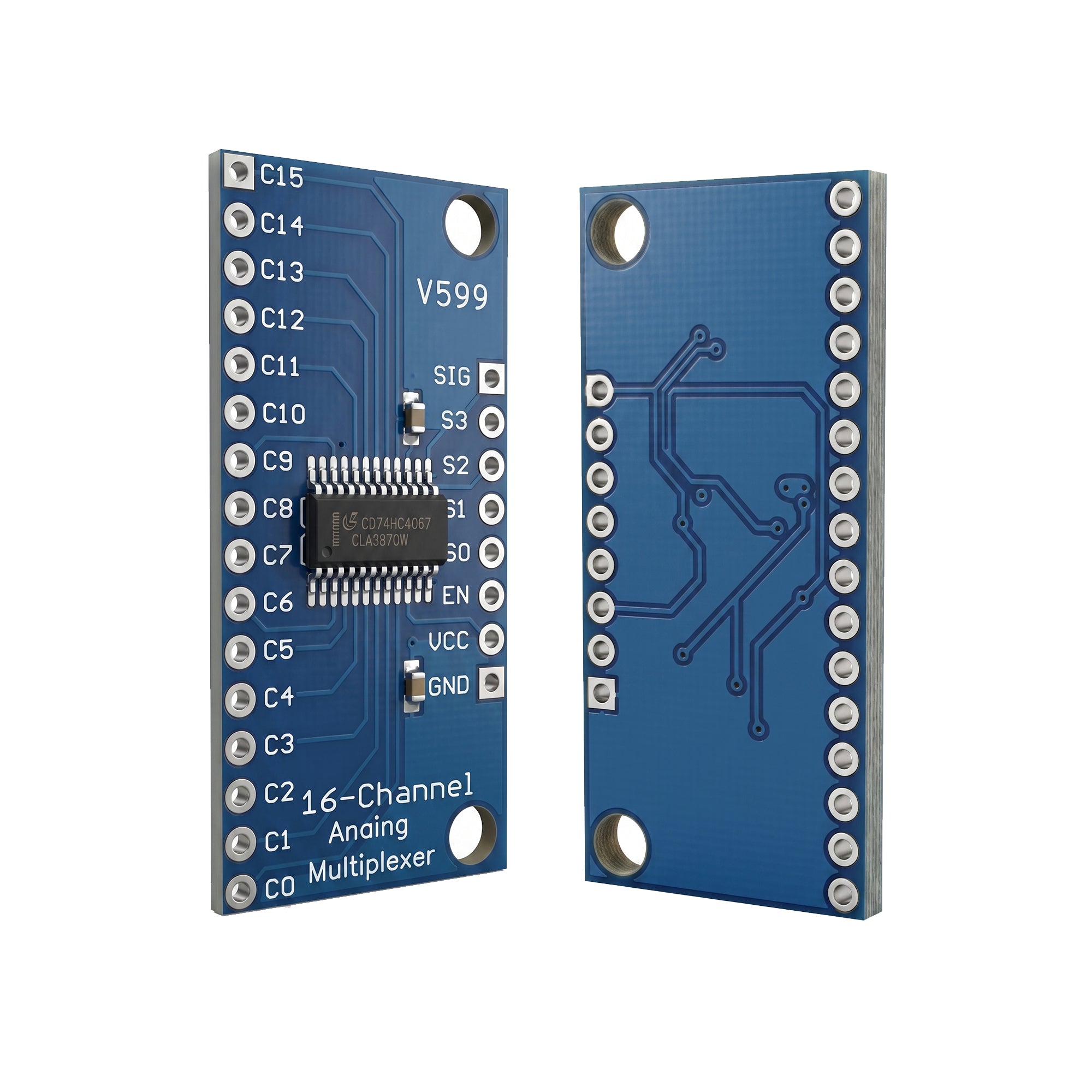 CD74HC4067 16-Channel Signal Expansion Module Compatible with Arduino