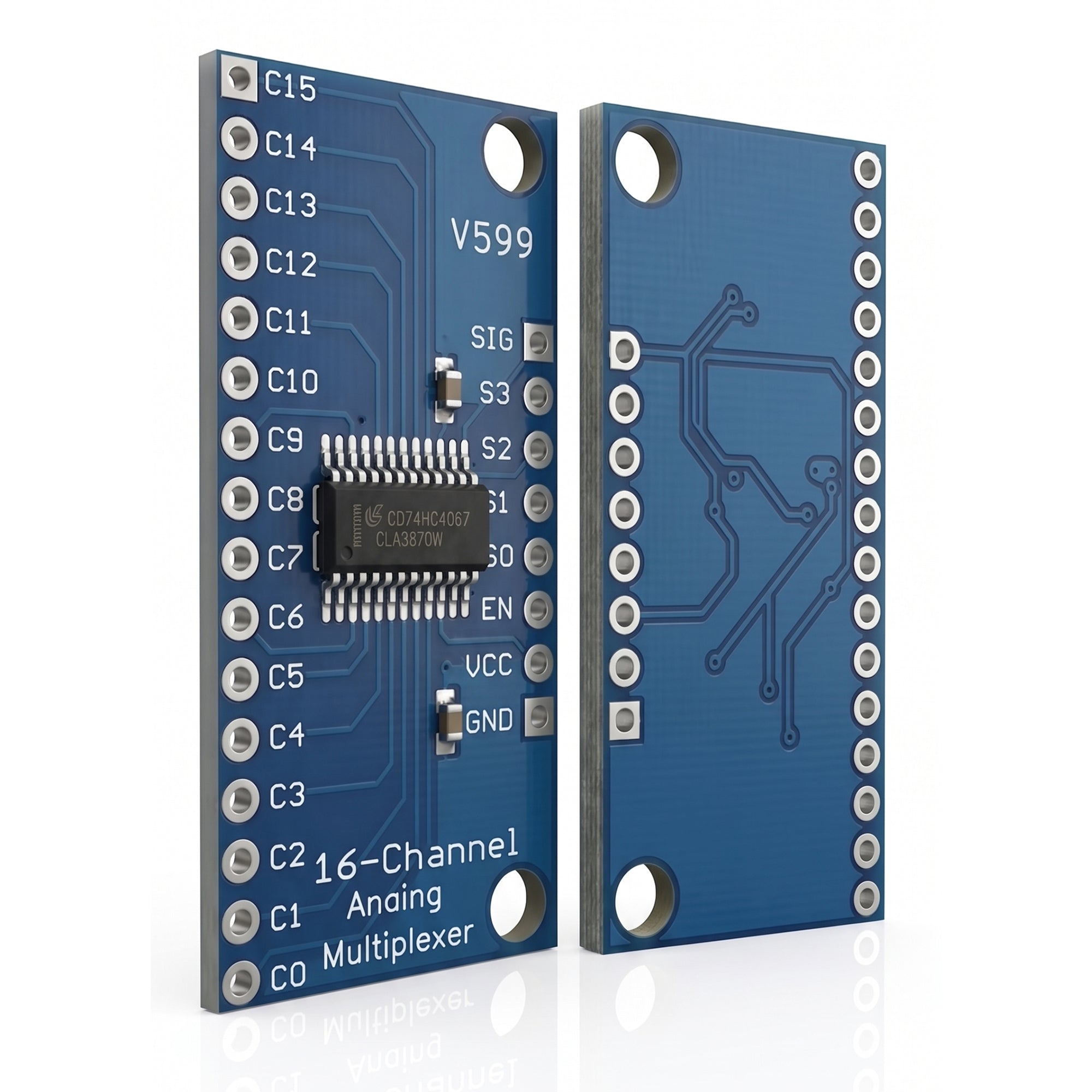 CD74HC4067 16-Channel Signal Expansion Module Compatible with Arduino