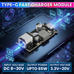65W USB Fast Charger Module QC4.0 / QC3.0 & PD3.1 (PPS) | DC 8–30V Input DIY USB-C Charging Board