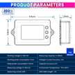 Coulomb Counter 8–120V Bi-Directional Battery Capacity Meter with Voltage, Current & Ah Display for Lithium & Lead-Acid Batteries amiciKart