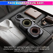 Belt Holder for Wardrobe, Hanging Belt Organizer Holds Up to 2 Belts
