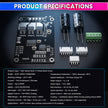 BLDC 200W 3-Phase Hall Sensor Motor Driver, 25A 5–40V DC, PWM/Analog Speed Control