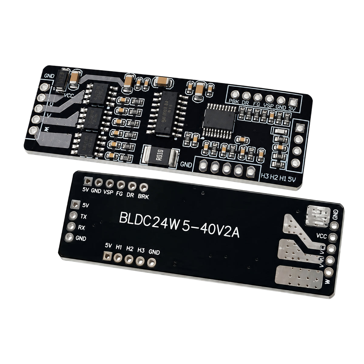 BLDC Motor Driver Board 5–40V 24W With Hall Sensor | PWM Speed Control | 1.5A / 4A Max