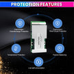 6S–24S LiFePO4 BMS 30A Battery Protection Board for 24V–72V Battery Packs