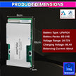 6S–24S LiFePO4 BMS 30A Battery Protection Board for 24V–72V Battery Packs