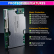 4S–20S 40A Smart BMS for LiFePO4 Battery Pack | Cell Balancing with NTC Protection