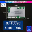 4S–20S 40A Smart BMS for LiFePO4 Battery Pack | Cell Balancing with NTC Protection