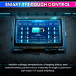 7S–16S 200A Smart BMS for LiFePO4 Battery Pack with HD TFT Display & Bluetooth App