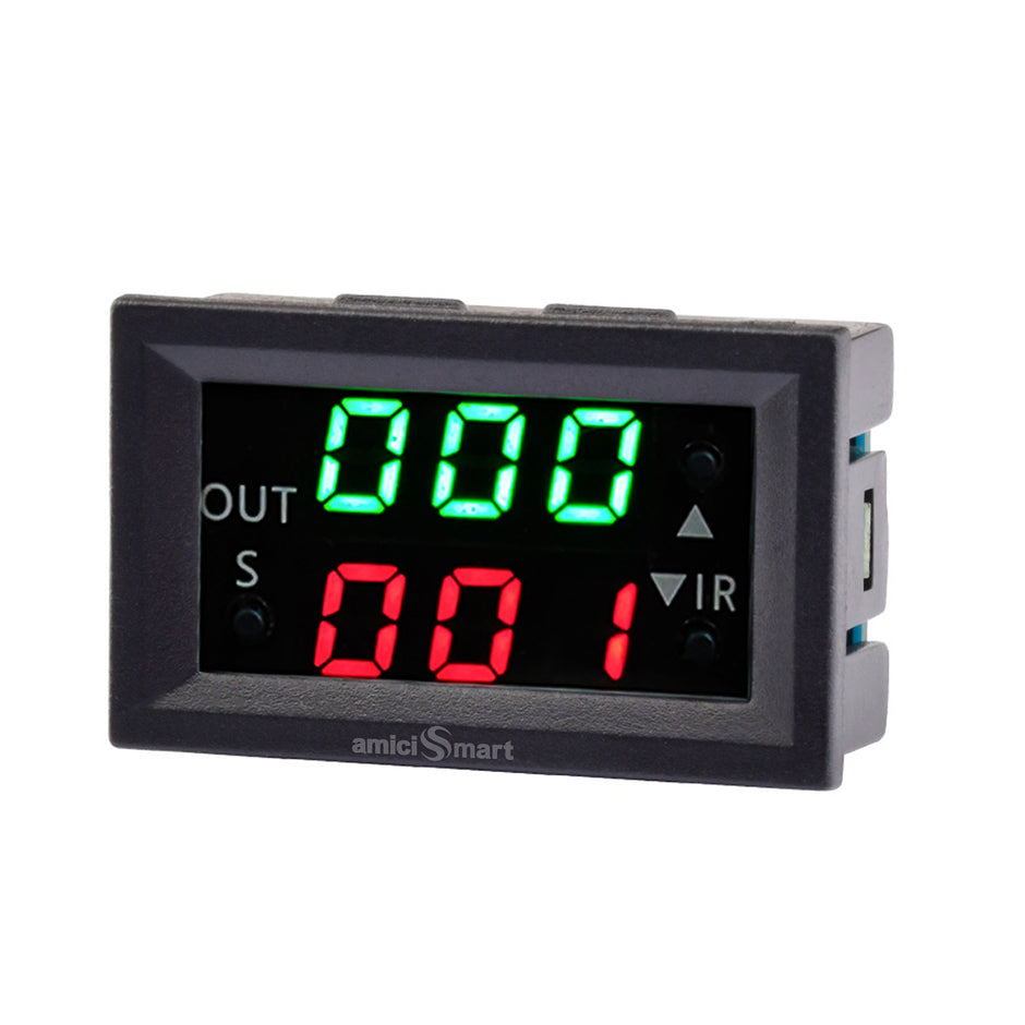DC 12V Digital Delay Timer Relay Module | Dual Cycle ON-Off Programmable Time Control Switch