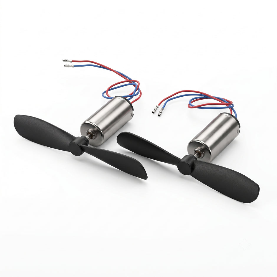 716 Coreless DC Motor 7×16mm 3.7–4.2V, Up to 55,000 RPM, 2 Motors + 2 Propellers