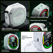 6-in-1 Air Quality Monitor with CO & O₂ Detector for Home & Outdoor Use