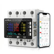 WiFi Smart Energy Meter 80A with LCD Display, App Control Over/Under Voltage Protection