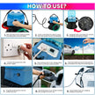 EV Charging Extension - 22M 3-Core 4 Sq mm Cable - Digital Meter - IP66 - 16A Plug