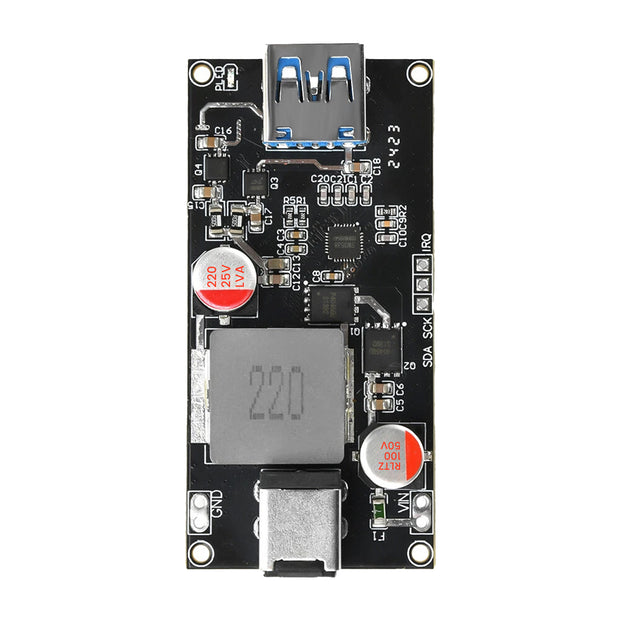 140W USB-C Fast Charging Module – PD3.1/QC5 Charger & Discharger, Ports for 2S–6S Lithium Batteries