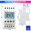 3-Phase Over/Under Voltage Protection Relay 300–500V with LCD Display